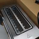 Mueller UltraToast Full Stainless Steel Toaster 4 Slice, Long Extra-Wide Slots for Bagels and Waffles, 6 Browning Levels, LED Display, Cancel/Defrost/Reheat Functions & Removable Tray, Kitchen Gadgets