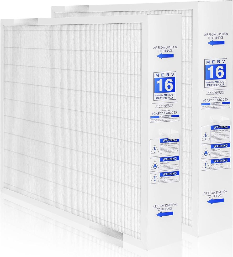 Vilaso GAPCCCAR2025 Replacement Filter for Carrier/Bryant 20x25x3.5 Cabinet