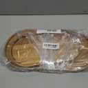 Acacia Wooden Serving Trays Set of 2 - Rectangular Oval Shaped Wood Plates for Charcuterie Cheese Bread Fruit Vegetable Dip Sushi - Rustic Serving Platter Shallow Dishes -14x7 & 11x5.5 In.