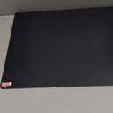 Acrylic Cutting Board with Counter Lip | 60% Thicker & Durable | BPA-Free & Food-Safe Kitchen Tool | Perfect for Protecting Countertops | Versatile & Easy to Clean | Ideal for Home & Professional Use (17"L x 13.4"W, Black)