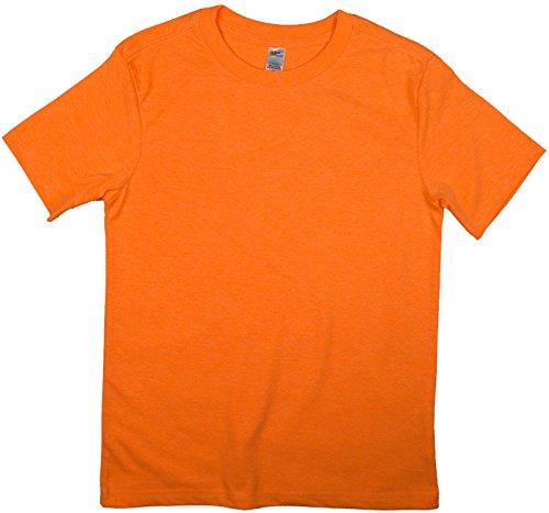 Earth Elements Big Kid's (Youth) Short Sleeve T-Shirt Small Neon Orange Size S