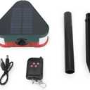 Solar Outdoor Motion Sensor Alarm W/ Upgraded 360 Motion Detectors & 129db Loud Siren for Houses Orchards Farms Warehouses 13 Sounds 4 Modes Waterproof Motion Sensor Strobe Light