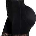 SHAPELLX Tummy Control Shapewear Shorts Body Shaper Plus Size Fajas Colombianas Moldeadoras (Black,6X-Large) (Black, XXXL)