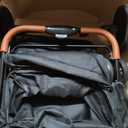 Dog Stroller for Large & Medium Dogs (Up to 80 lbs) Foldable Pet Stroller with Cup Holder & Dual Carbon Steel Support Bars, All-Terrain Wheels, Storage Pocket, Dog Wagon Strollers for Multiple Pets