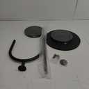 Bamworld Upgraded Outdoor Plant Stand Metal Plant Stand Indoor Corner Plant Shelf for 2 Pots Tall Plant Holder Black Plant Shelves for Living Room Bedroom Decor