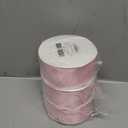 Simplegoal Double Face Pink Satin Ribbon 2 Inch X 50 Yards Polyester Pink Ribbons for Gift Wrapping Fabric Ribbon for Crafts Flower Bouquet Sewing Arts Wedding Party Decoration, Pack of 3
