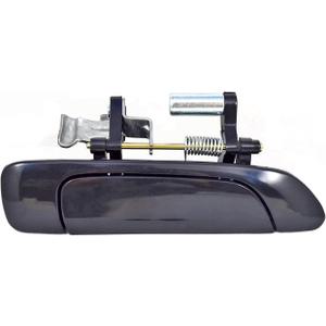 PT Auto Warehouse HO-3232S-RR - Outside Exterior Outer Door Handle, Smooth Black - Passenger Side Rear