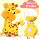 Aoriher Giraffe Piata Safari Piata with Blindfold and Bat Giraffe Birthday Party Supplies Safari Jungle Zoo Animal Party Favors for Birthday Supplies, 16 x 11.3 x 3.2 Inch