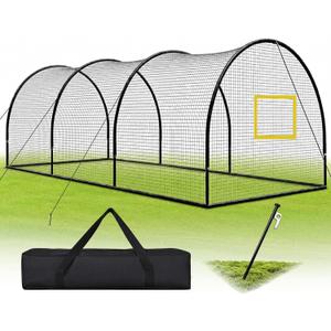 Baseball Batting Cage,30x13x9 FT Batting Cages for Backyard