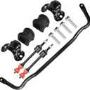 Front Suspension Stabilizer Bar 55398938AC & K80894 Sway Bar Link Kit with Bushing Kit Fit for Dodge Ram 1500, 2011-2018 Ram 1500, 2011-2018 Ram 1500, 2019-2022 Ram Classic 1500 4WD,Replace 55398938AB