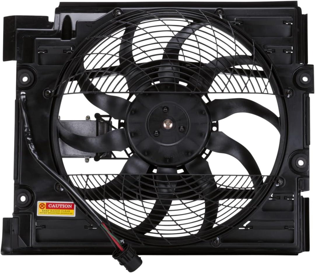 TYC 611240 Cooling Fan Assembly Compatible with 1999-2003 BMW 5 Series