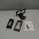 Anti Theft Ring Doorbell Mount: Metal Ring Apartment Door Mount Blink Doorbell Camera Holder No Drill - Renter Friendly Ring Doorbell Mount No Damage (Frosted Bistre)