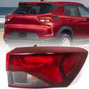 Huray Right Halogen Outer Tail Light Fit for Chevy Trailblazer L/LS/LT 2021-2025 RH Taillight Back lamp Rear Brake Lamp Assembly OE Style Replacement for GM2805147 (Passenger Side)