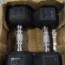 CAP Barbell Coated Dumbbell Weight | Multiple Options Pairs & Sets (50 lb - Set (25 lb x 2))