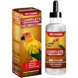 Multi-Vitamin for Birds, High-Potency Vitamin & Mineral Supplement for Pet Birds 2.0 Ounce
