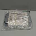 Faucet Mat for Kitchen Sink, 17.7"X5.5" Silicone Sink Splash Guard with Soap Holder, Snap-On Design & 7slope Fast Drain, Folding Sink Faucet Mat for Universal Kitchen Bathroom Sink Grey (Gray)