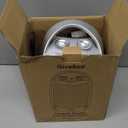 GiveBest Portable Electric Space Heater with Thermostat, 1500W/750W Safe and Quiet Ceramic Heater Fan, Heat Up 200 Square Feet for Office Room Desk Indoor Use, Silver