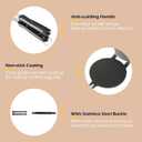 Dyna-Living Waffle Cone Maker Home Use Ice Cream Cone Maker 6.7'' Waffle Maker Non-stick Egg Roll Maker Waffle Bowl Maker for DIY Ice Cream Waffle Cone Desserts