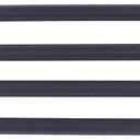 NewYall Outer Front Rear Left and Right Door Window Belt Weatherstrip Molding Trim Kit for Mazda 3 BK Seires 2004-2009