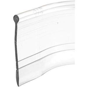 Prime-Line M 6184 Vinyl Shower Door Bottom Sweep, 37 In. x 1 In. Strip, Clear (Single Pack)