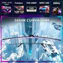 Z-Edge 24 inch Gaming Monitor, 200Hz 165Hz Curved 1650R Computer Monitor, FHD 1080P, Ultra-Fast MPRT 1ms Curved Monitor, 300nits, 16.7M Colors, UG24 1X DP 1.4 Port and 1X 2.0 HDMI Port