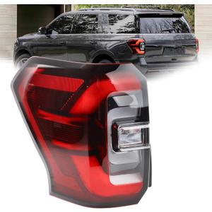LED Type Tail Light Black Trim Fit For 2022-2024 Ford Expedition Limited/Platinum Left Driver Side Rear Tail Light Rear Lamp Replacement For NL1B-13B505-CD NL1Z13405B