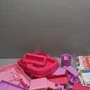 Liberry Doctor Kit for Toddlers Ages 2 3 4 5, Pretend Kids Doctor Playset with Cart, Costume and Stethoscope, Role Play Medical Toys Birthday Gift for Girls Boys (Pink)