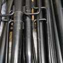 LETIANPAI 4 Pack String Light Poles,10 Ft Light Poles for Outside String Lights,Outdoor Lights Pole with Fork,Metal Poles Stand for Patio Deck Backyard