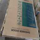 GETPRO Semi-Frameless Shower Door Double Sliding 68-72 in. W x 72 in. H Bypasss Bathroom Glass Shower Sliding Doors,1/4 inch Clear Tempered Glass Door for Walk-in Shower Brushed Nickel