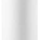 iDesign Freestanding Toilet Paper Canister with Lid for 3 Extra Rolls, White, Made in USA
