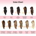 18" Claw Clip Pony Tails Hair Extensions for Women Ponytail Extension Clip On Ponytails, 2-In-1 Drawstring & Claw Clip Ponytail Tangle-Free Synthetic Hair Pieces for a Smooth & Sleek Look