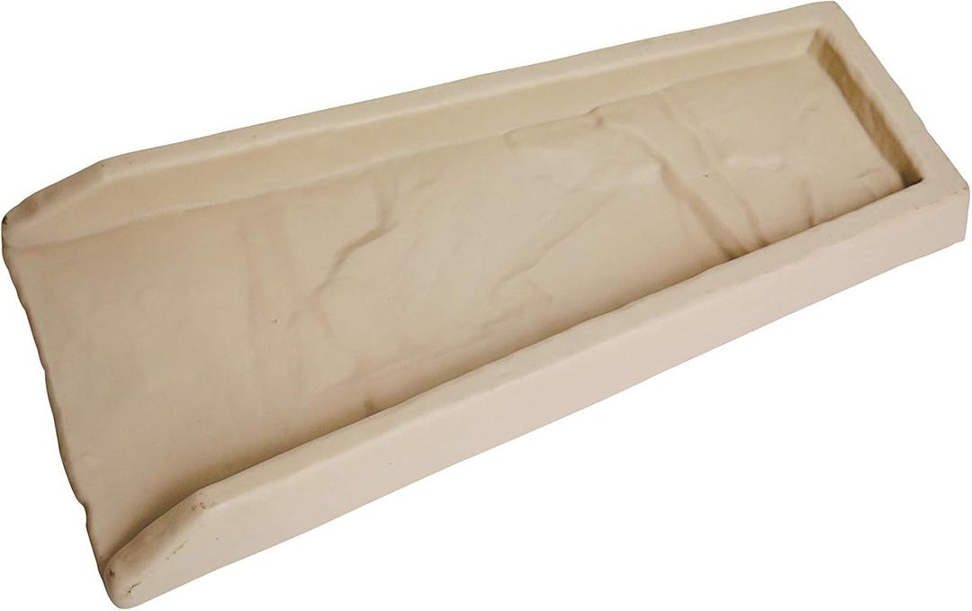 HG-30810 Rock Rain-Run Downspout Splashblock, Tan