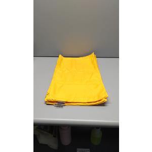 MIULEE Pack of 4 Decorative Outdoor Waterproof Summer Pillow Covers Square Garden Cushion Cases PU Coating Throw Pillow Cover Shell for Tent Park Couch 12x20 Inch Yellow