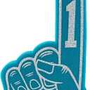 Giant Foam Finger 18 Inch- Number 1 Universal Foam Hand for All Occasions - Cheerleading for Sports - Exciting Vibrant Colors use as Celebration Pom Poms- Great for Sports Events Games School Business