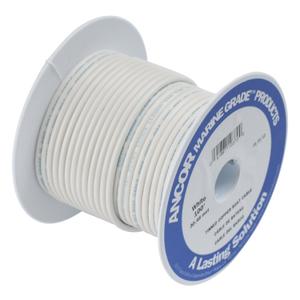 Ancor 111702 Marine Grade Electrical Tinned Copper Battery Cable (8-Gauge, White, 25-Feet)