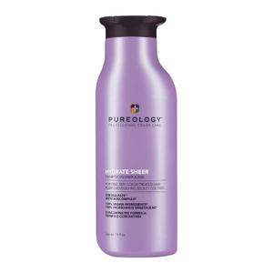 Pureology Hydrate Sheer Shampoo - Lightweight Hydrating Shampoo For Fine or Dry Color-Treated Hair, Silicone-Free & Vegan (9 Fl Oz (Pack of 1))