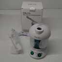 Facial Steamer - Ozone Steamer with 360 Rotatable Arm - 40 Min Steam Time - Humidifier - Unclogs Pores - Blackheads - Portable Facial Steamer for Personal Care Use at Home or Salon,White