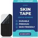 6 Pack VIORY Skin Tape (30 Ct) - Pain Free Removal, Hypoallergenic, Latex Free & Gentle - Skin Friendly Adhesive Cotton Tape
