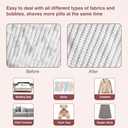 Fabric Shaver, Lint Remover, Lint Shaver with 3 Replaceable Blades, Sweater Shaver, Clothes Shaver, Fabric Pilling Remover, Rechargeable Fabric Shaver for Furniture, Electric Lint Remover for Clothes