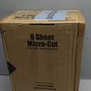 Aurora High-Security 8-Sheet Micro-Cut Paper Credit Card Shredder Black