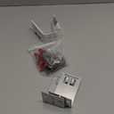 One Pair - Steel Rear Bracket for USE-Series Undermount Drawer Slides