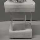 40 oz,1.2Liter Square Glass Pitcher with Lid and Spout, Breast Milk Pitcher with Handle for Fridge, Borosilicate Glass Carafe for Hot/Cold Drink, Small Jug for Iced Tea, Coffee,Water Storage Container (40.6 Ounces, Clear)