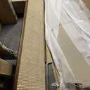 NTC Lupin Wooden Bed Frame with Headboard and Natural Rattan, Solid Oak/Rubber Wood Foundation with Silent Slats, 1000 Lb Capacity, Effortless Assembly (Natural Cane - Dark Walnut, King)