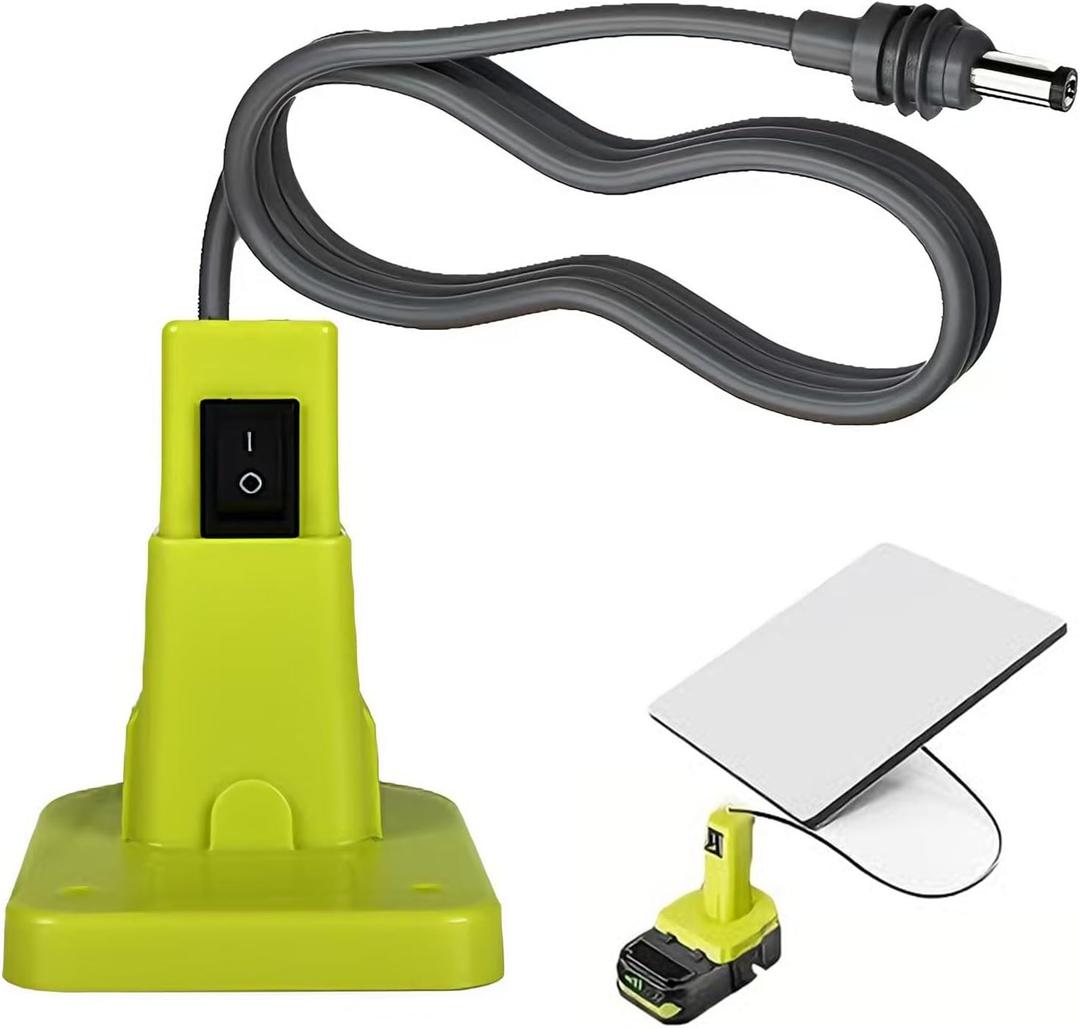 Adapter for Starlink Mini and Ryobi 18V Battery, 3.2FT(1M) DC Power Cable Cord Charger Compatible with Ryobi 18V Direct to Starlink Mini, Accessory for RV Trips,Ideal Solution for Off-Grid