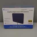 TV Antenna Indoor, Digital Amplified Indoor HDTV Antenna, 1080p VHF UHF Television Local Channels Detachable Signal Amplifier and 16.5ft Long Coax Cable (White)