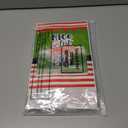 Teenyyou 50 Pcs Christmas Elf Cookie Gift Bags Red and White Stripe Candy Goodies Snack Stand up Pouch Treat Bags with Window for Packaging Xmas Party Favor Supplies, 8 x 6.5 x 2.5 Inch