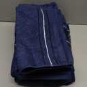 Superior Cotton 8 Piece Assorted Floral Towel Set, Includes 2 Bath, 2 Hand, 4 Washcloth/Face Towels, Quick Dry, Home Essentials, Shower, Spa, Luxury Plush Soft Absorbent Towels, Zero Twist, Navy Blue