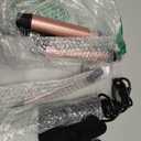 Wavytalk 5 in 1 Curling Wand Set, Dual Voltage Curling Iron Set with 5 Interchangeable Barrels Included A Thermal Brush, A Hair Crimper and 3 Ceramic Curling Wands(0.5"-1.25"), Rose Pink