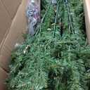 National Tree Company  Pre-Lit Dunhill Fir Artificial Christmas Tree, 700 LED Lights, 2,514 Tips, Foot Pedal, 10 Light Functions, Includes Stand, Green