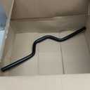 25.4 Bike Handlebar - 90mm, Riser Handlebar - 620mm Aluminium Alloy Mountain Bike Bicycle Handlebars (25.4-90mm Rise)